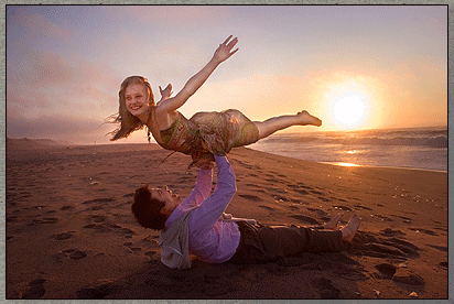 Couple on beach